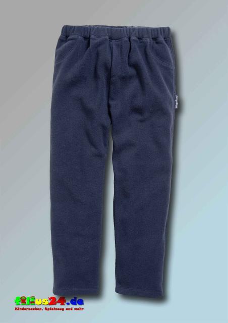 Playshoes Kinder Fleece Hose lang in marine und Größen 80 bis 164