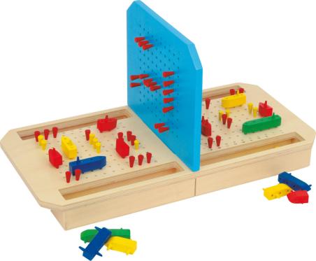 Legler Schiffe Boote versenken für Kinder aus Holz Brettspiel Familienspiel