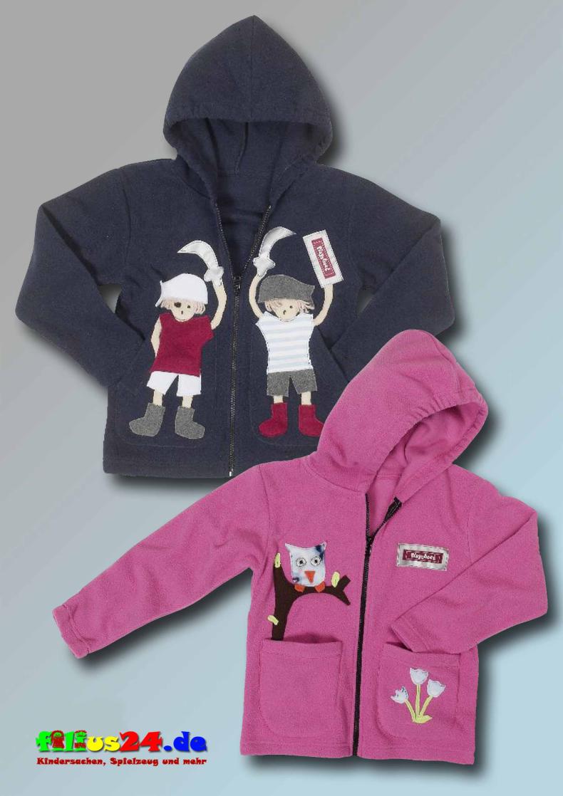 Playshoes Fleece Jacke mit Motiv Fleecejacke Strickjacke Kinderjacke Pirat Tiere