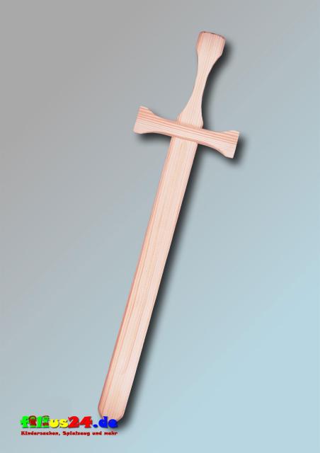 Kinder Kostüm Holzschwert Fasching Kreuzritterschwert 60 cm lang