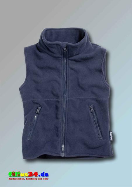 Playshoes Kinder Fleeceweste Fleece Weste in marine navy blau Gr 80 bis 164