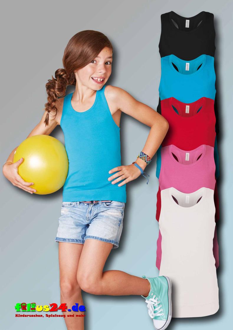 KARIBAN Mädchen Top Girl-Top Ladies-Top T-Shirt Größe 6 bis 14 Jahre in 5 Farben