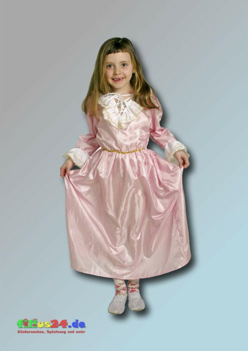 Kinder Kostüm rosa Prinzessin Kleid Fasching für Kinder um 4 Jahre Gr 110