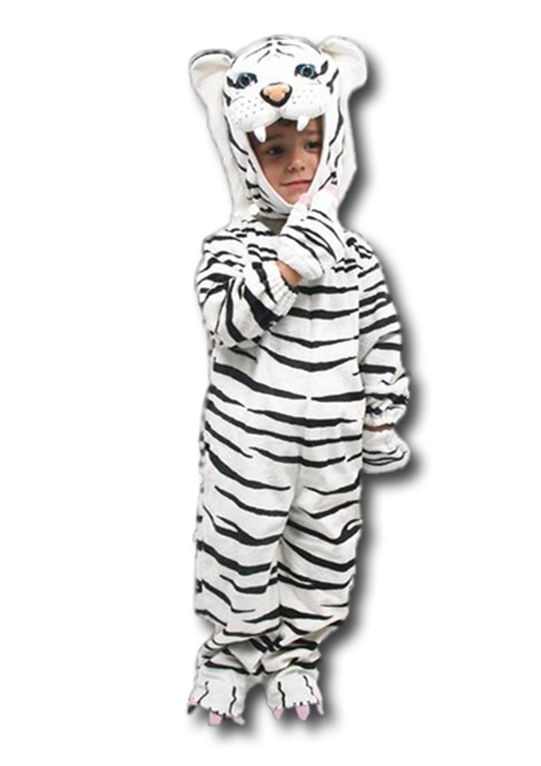 Kinder Kostüm weißer Tiger Fasching
