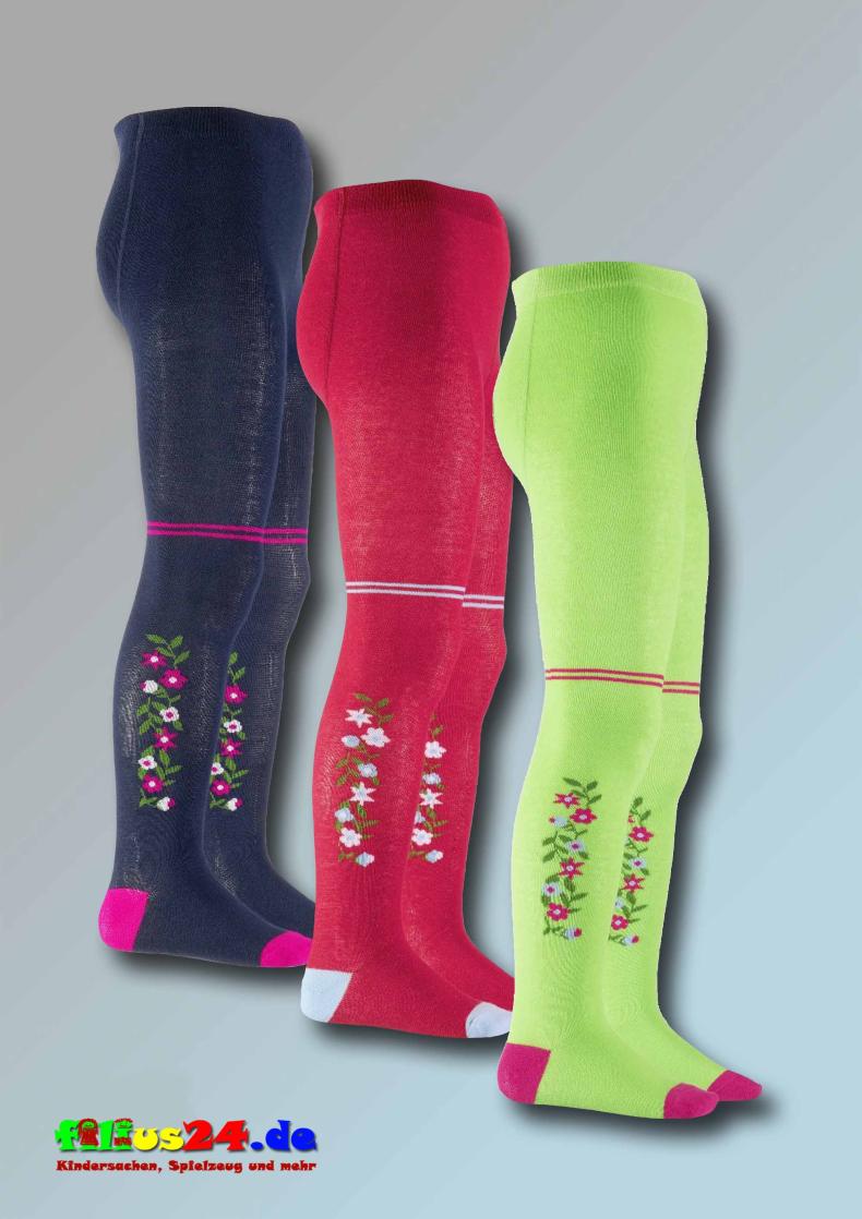 Playshoes Strumpfhose mit Komfortbund Landhaus in 3 Farben Gr 50 bis 128